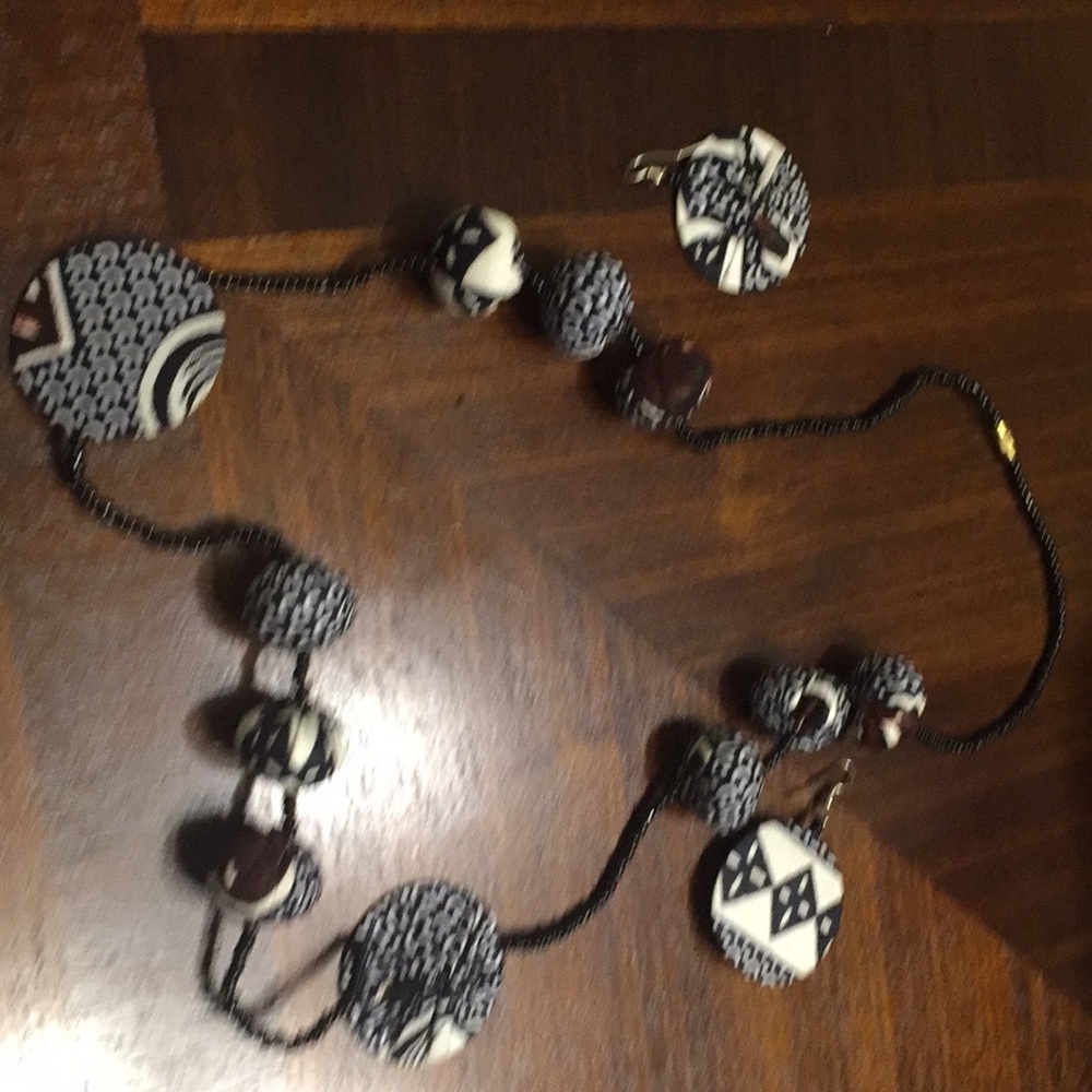 Earring and necklace